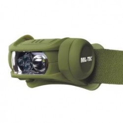 Lampă frontală Mil-Tec în 4 culori, verde